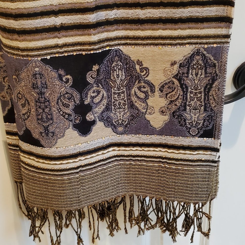Multicolor Cejon Scarf/Wrap - Picture 5 of 5